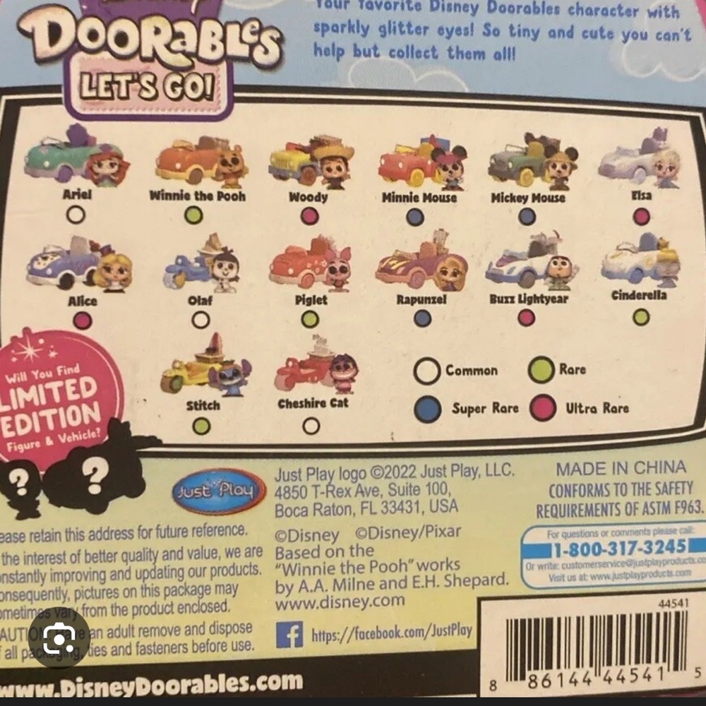 Disney Doorables Let’s Go Series 1 Vehicles Tinkerbell - Picture 3 of 3